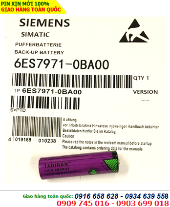 Siemens 6ES7971-0BA00, Pin Siemens 6ES7971-0BA00 AA2400mAh